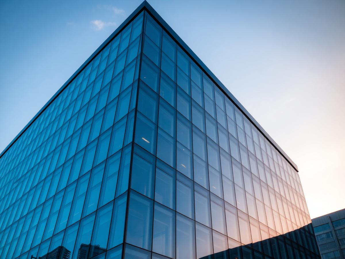 Modern corporate headquarters office building